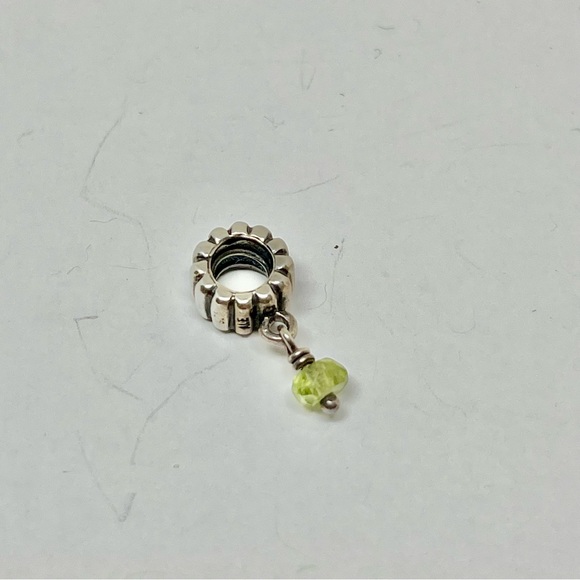 Retired Authentic Pandora August Birthstone dangle charm - Picture 10 of 10